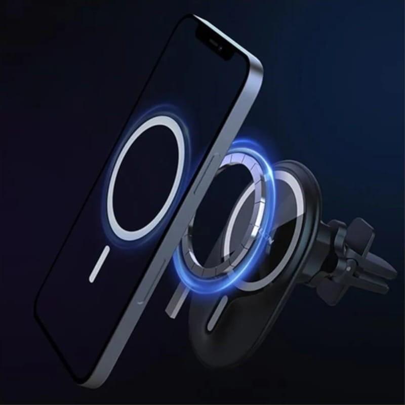 Grande qualité de Nillkin MagRoad MagSafe Lite Compatible Noir - Support Voiture Smartphone