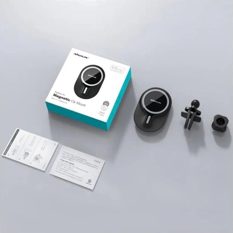 Contenu de Nillkin MagRoad MagSafe Lite Compatible Noir - Support Voiture Smartphone