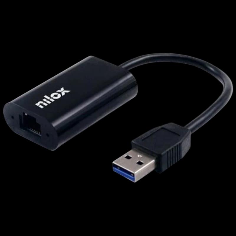 Adaptateur réseau Nilox USB 3.0 vers Gigabit Ethernet RJ45