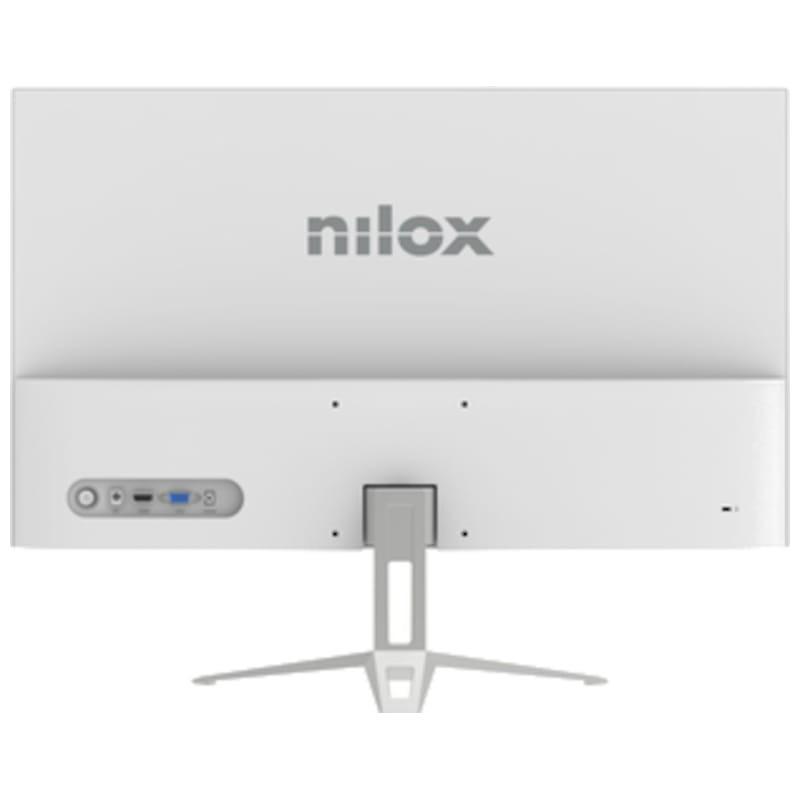 Vista traseira do monitor Nilox NXM24FHD100W 23,8" Full HD IPS Branco
