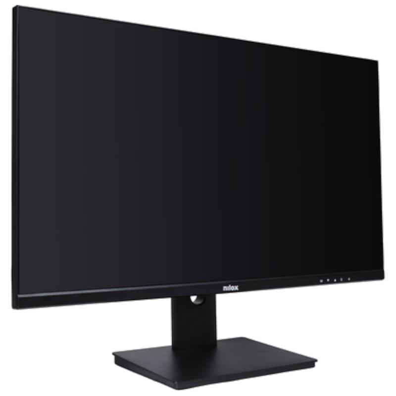 Nilox NXM274KD11 27 UHD 4K Preto - Monitor de PC Vista Frontal Lado Direito