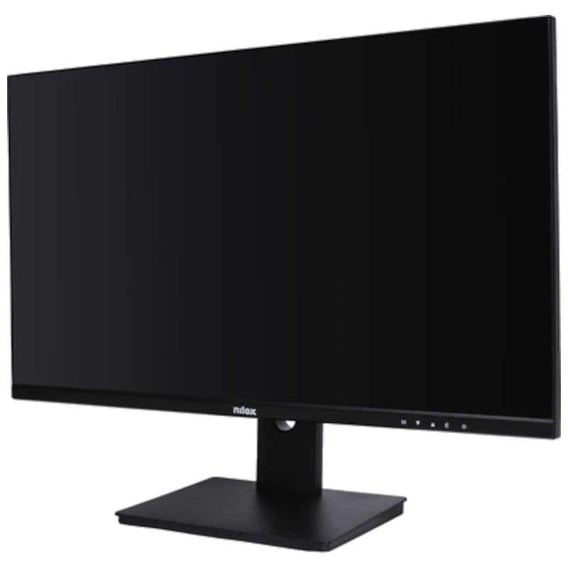 Nilox NXM274KD11 27 UHD 4K Preto - Monitor de PC Vista Frontal Lado Esquerdo