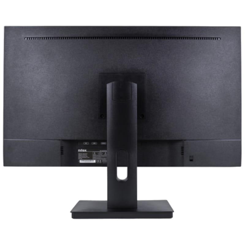 Nilox NXM274KD11 27 UHD 4K Preto - Vista Traseira do Monitor de PC