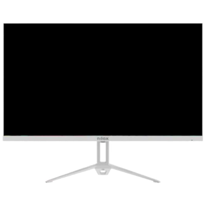 Vista frontal del Monitor Nilox NXM24FHD100W 27 Full HD IPS Blanco