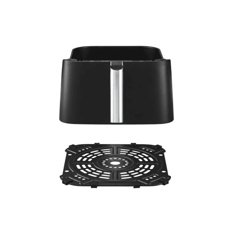 Détail du panier et de la grille de la Friteuse à air chaud Ninja AF180EU