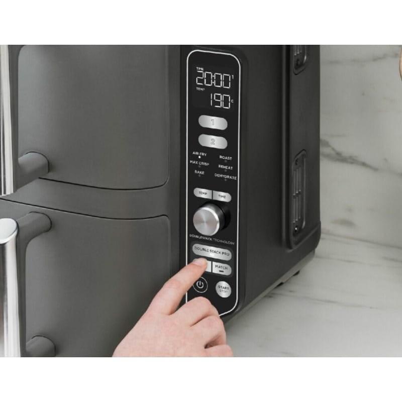 Panel de control de la Freidora de aire Doble Vertical Ninja SL400EU