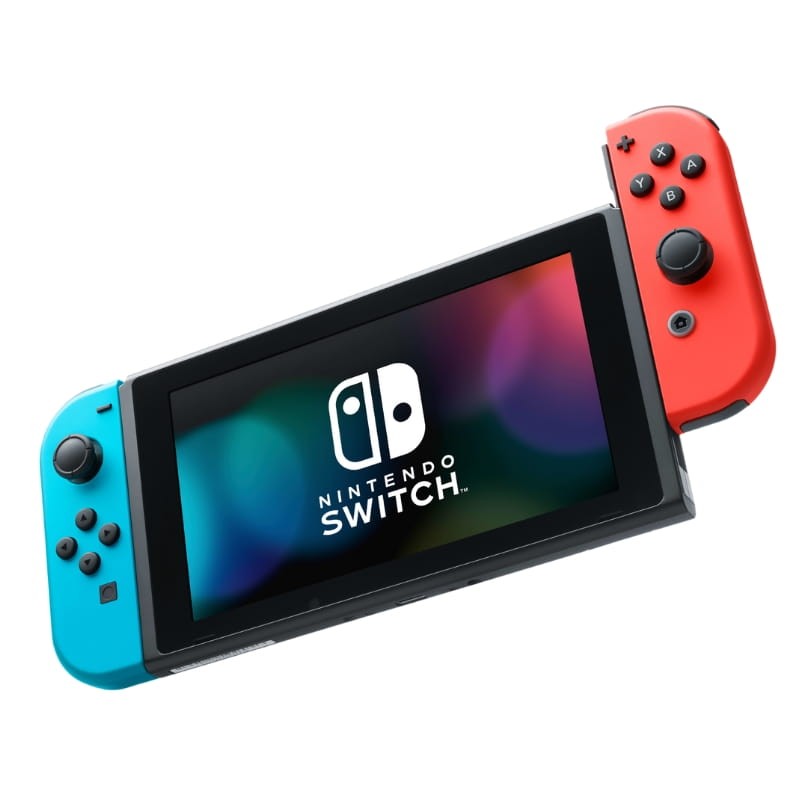Nintendo Switch Azul/Neón Rojo/Neón - Versión 3 - modo portátil