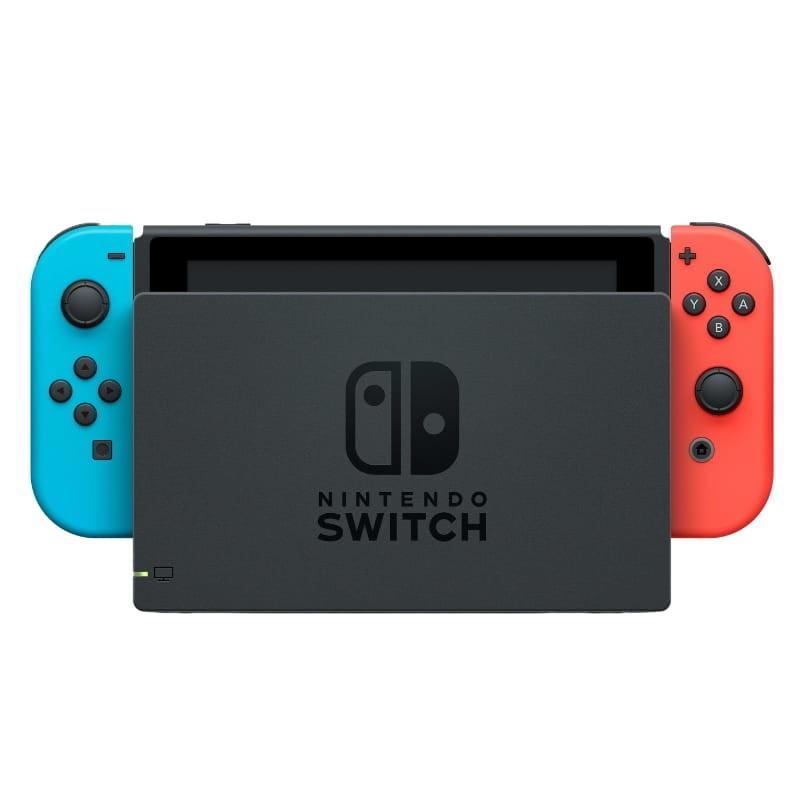 Nintendo Switch Azul/Neón Rojo/Neón - Versión 3 - consola y mandos