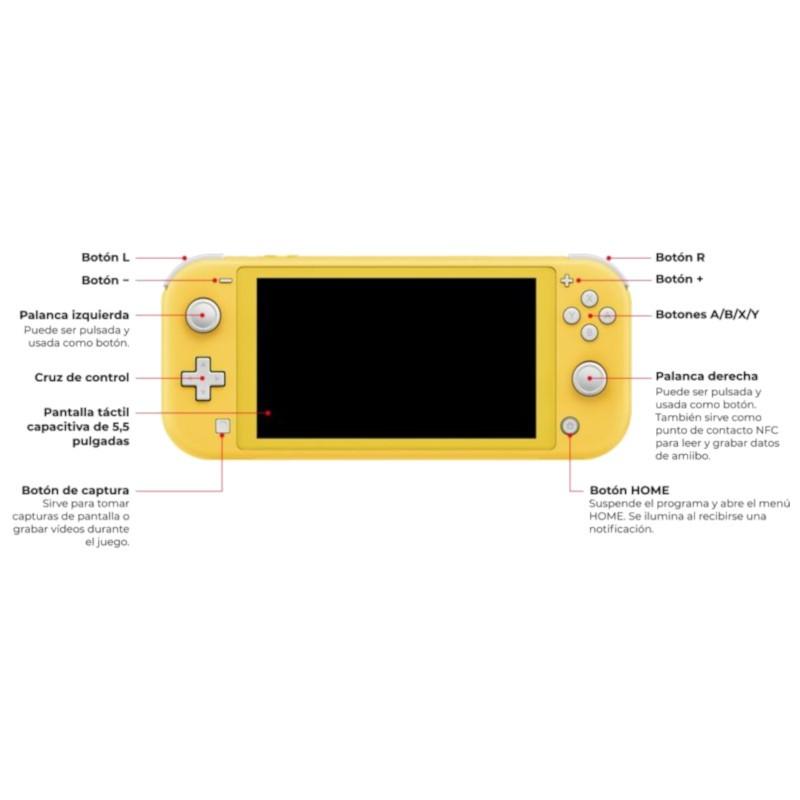 Nintendo Switch Lite Amarillo - frontal