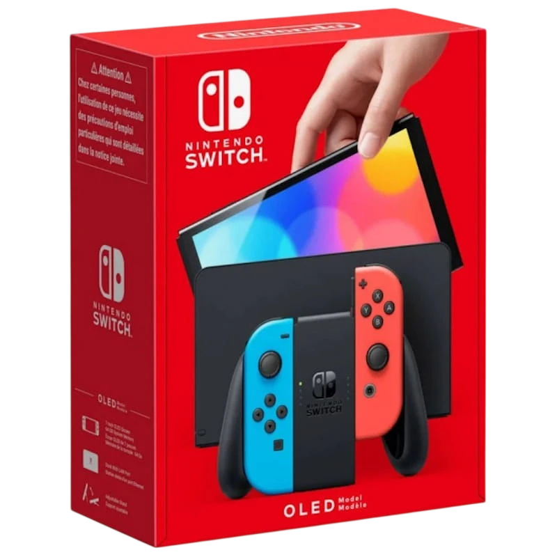 Nintendo Switch Azul Neón/Rojo Neón - Modelo OLED
