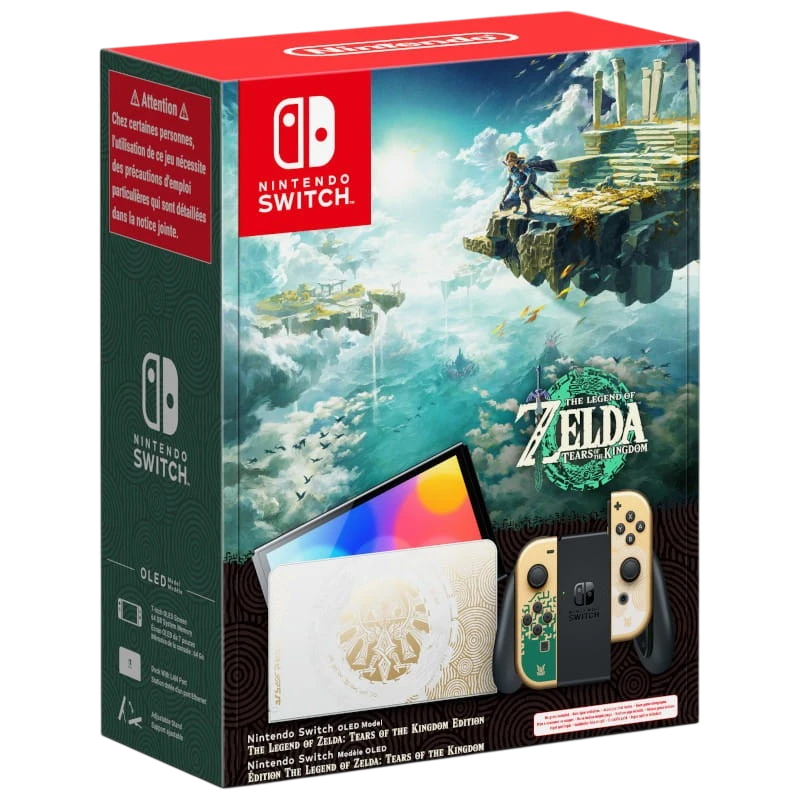 Nintendo Switch OLED Edición Limitada The Legend of Zelda: Tears of the Kingdom