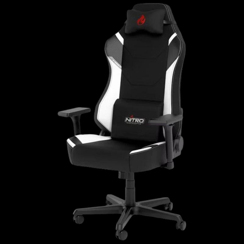 Nitro Concepts X1000 Noir/Blanc - Chaise de jeu