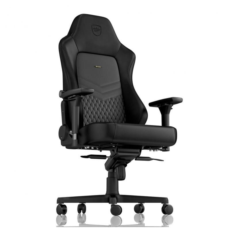 noblechairs Hero Real Leather- Silla gaming imagen lateral