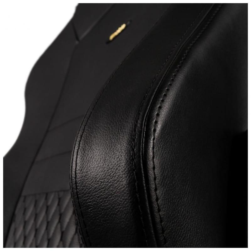 noblechairs Hero Real Leather- Silla gaming detalle del lateral