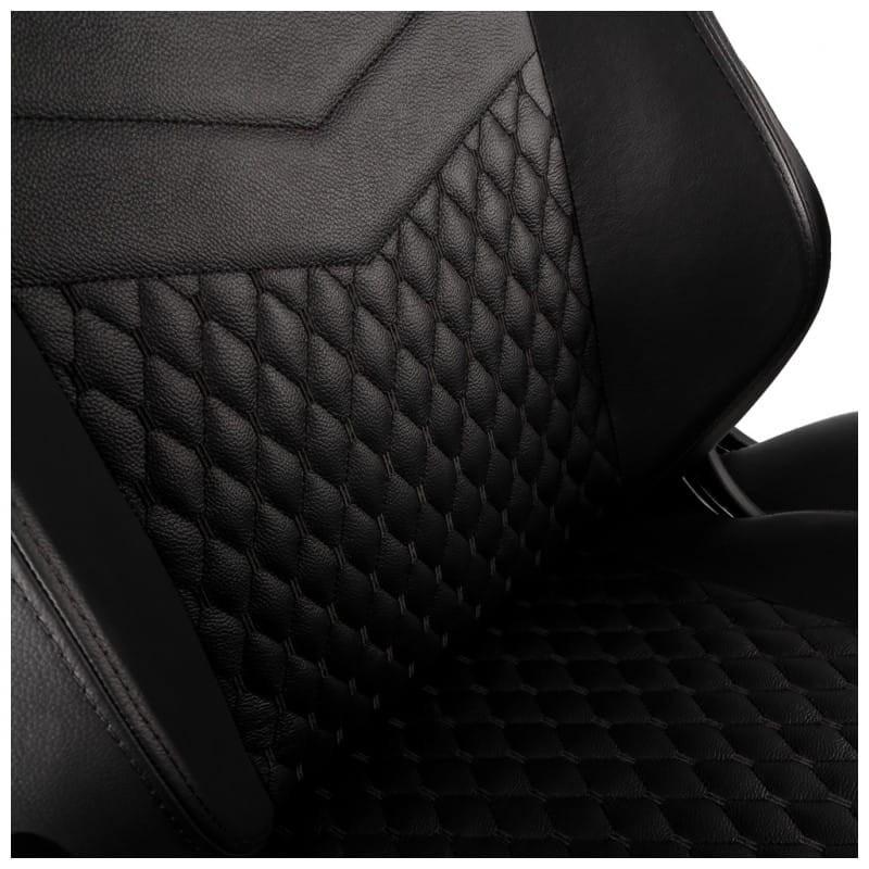 noblechairs Hero Real Leather- Silla gaming detalle del respaldo