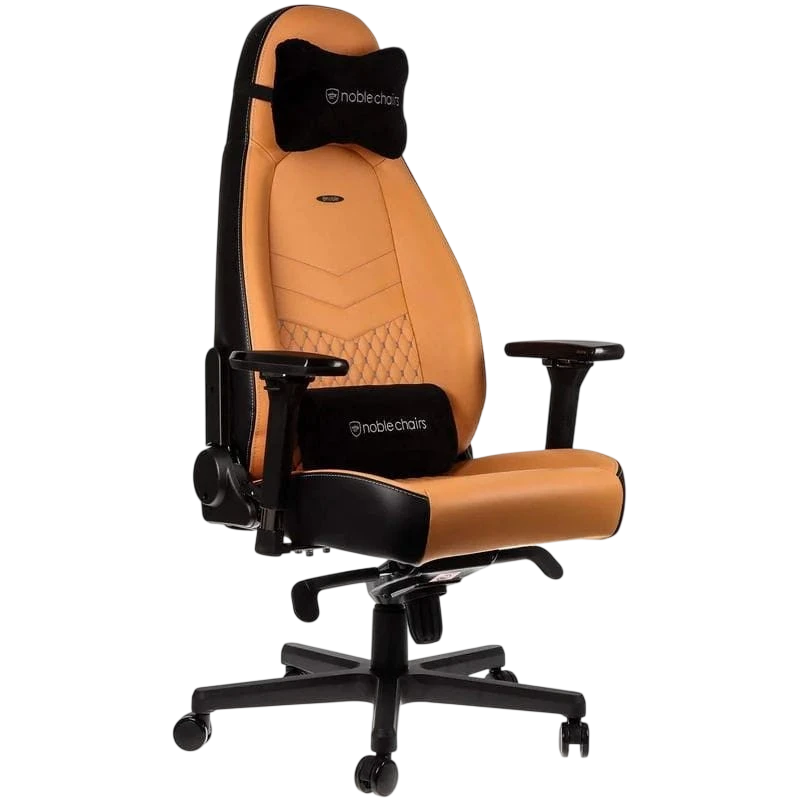 noblechairs ICON Real Leather Cognac - Silla Gaming