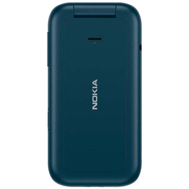 Vue arrière du Nokia 2660 Flip Bleu