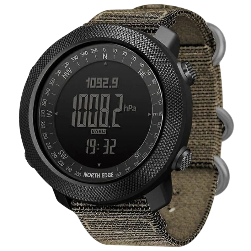 North Edge Apache con Correa de Nailon Caqui - Reloj Digital