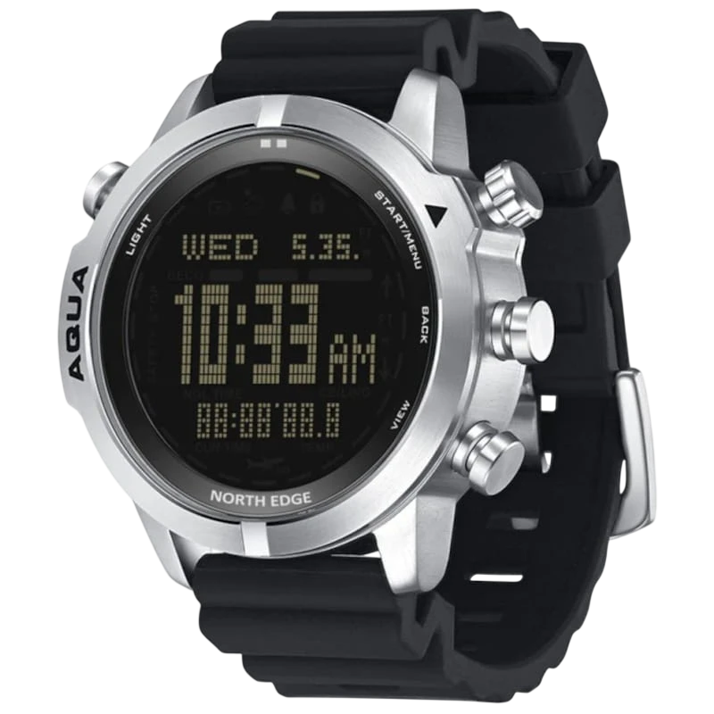 Reloj de buceo North Edge Aqua Negro