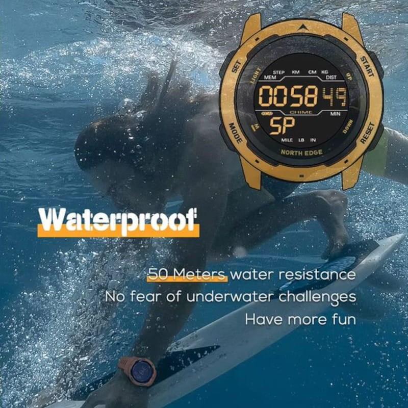 Datos de North Edge Mars Naranja - Reloj digital