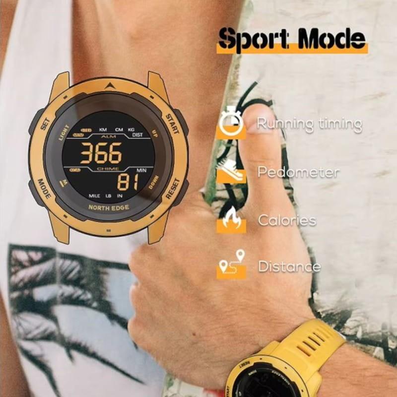 Cómodo de North Edge Mars Naranja - Reloj digital