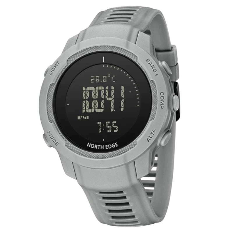 North Edge Vertico Negro/Gris - Reloj Digital