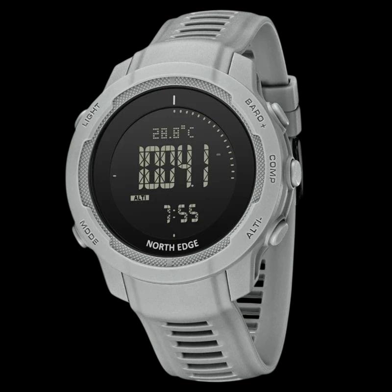 North Edge Vertico Preto/Cinzento - Relógio Digital