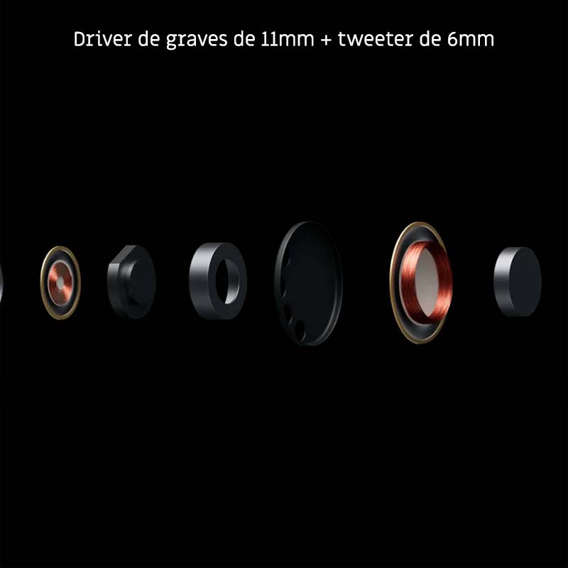 driver doble de los Auriculares Inalámbricos Nothing CMF Buds Pro 2 Gris Oscuro