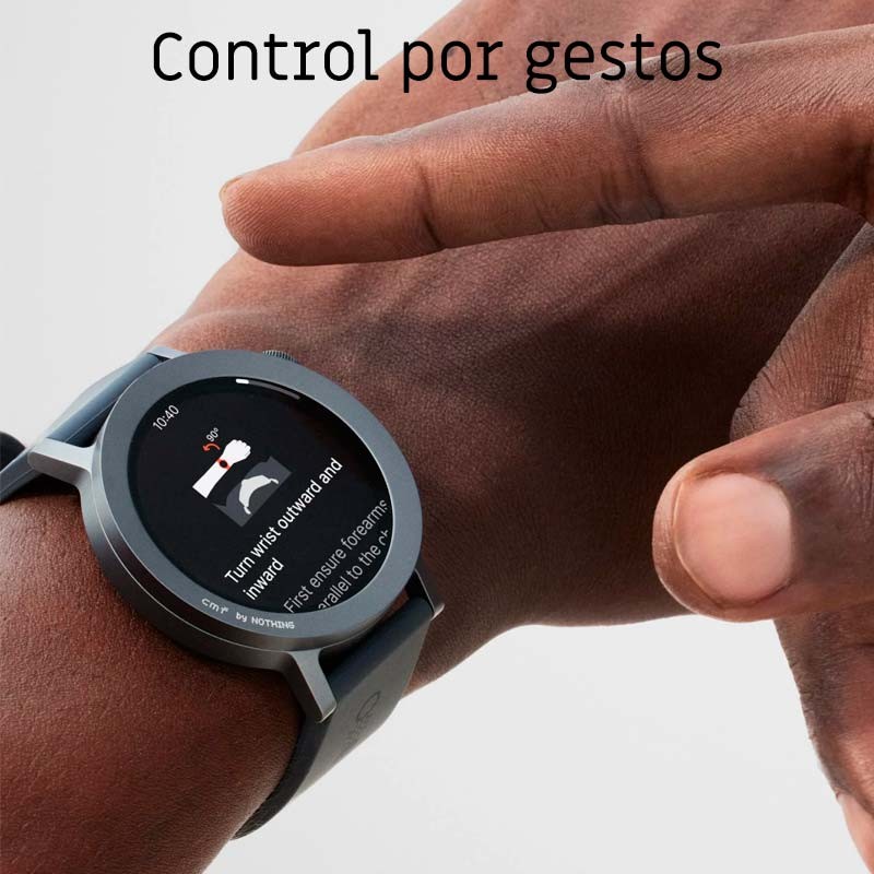 controlo por gestos do Relógio inteligente CMF Watch Pro 2 Cinzento Escuro