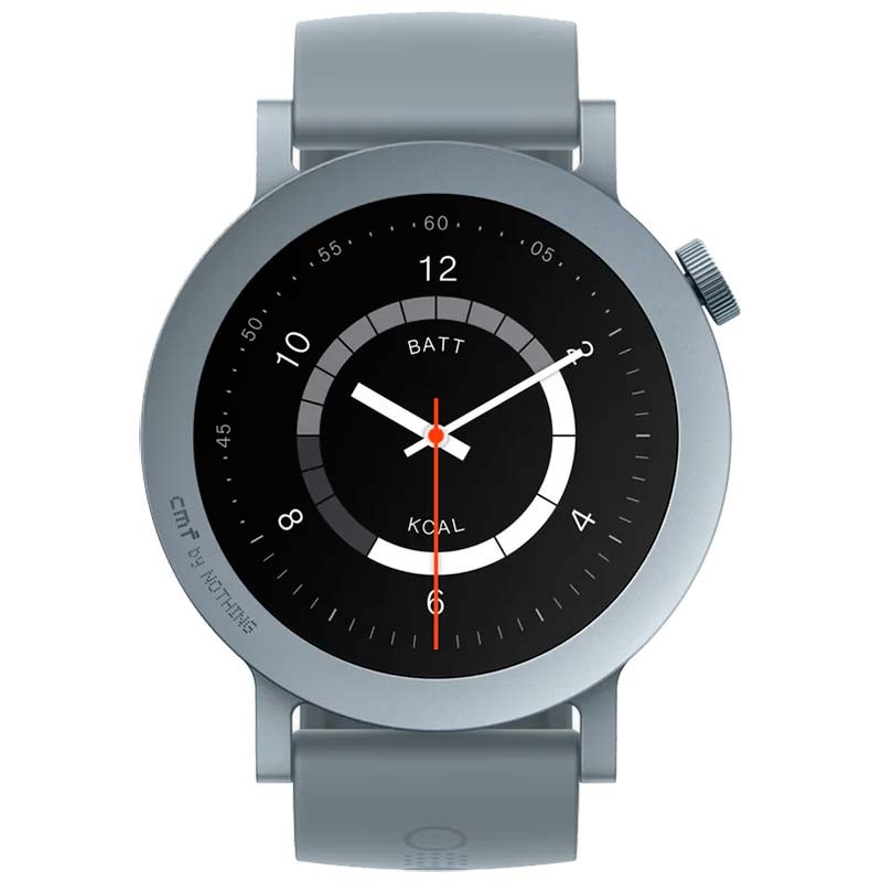 vista frontal del Reloj inteligente CMF Watch Pro 2 Gris Claro
