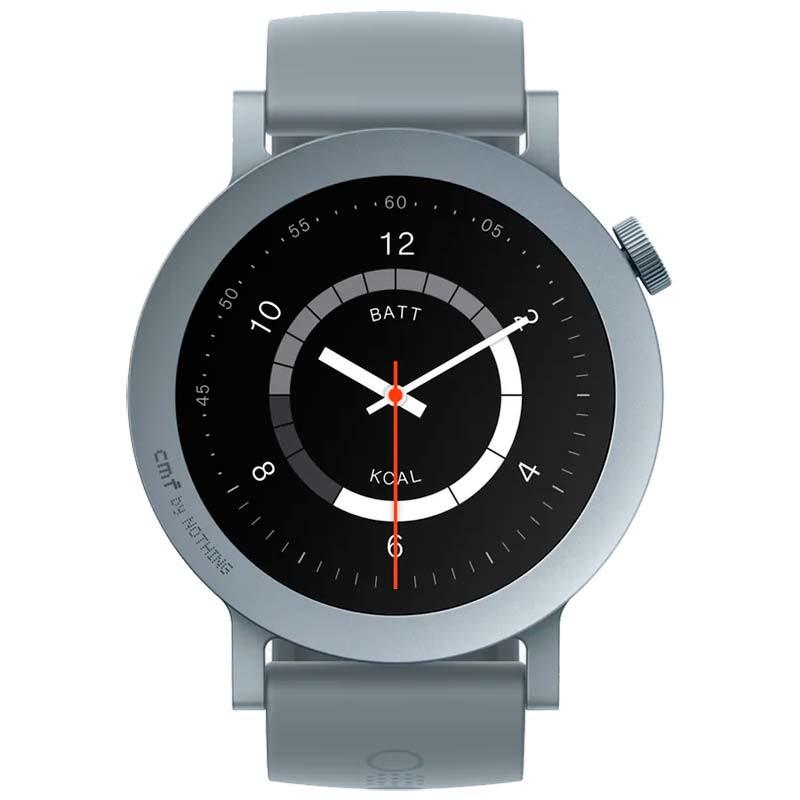 vista frontal del Reloj inteligente CMF Watch Pro 2 Gris Claro