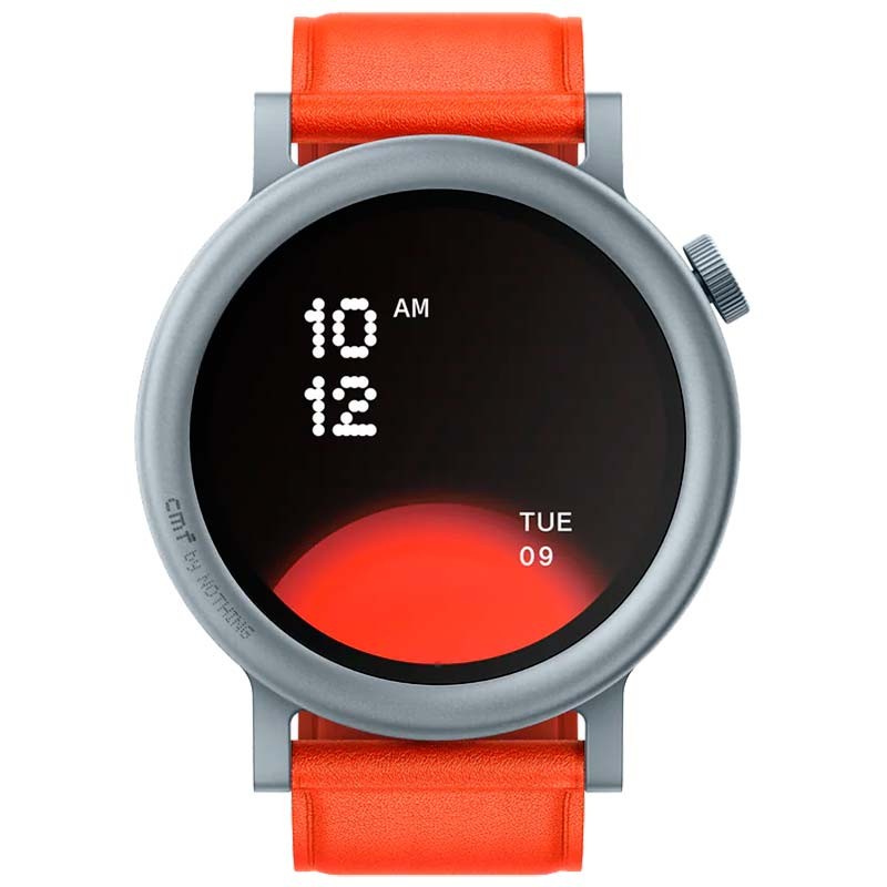 vista frontal del Reloj inteligente CMF Watch Pro 2 Naranja