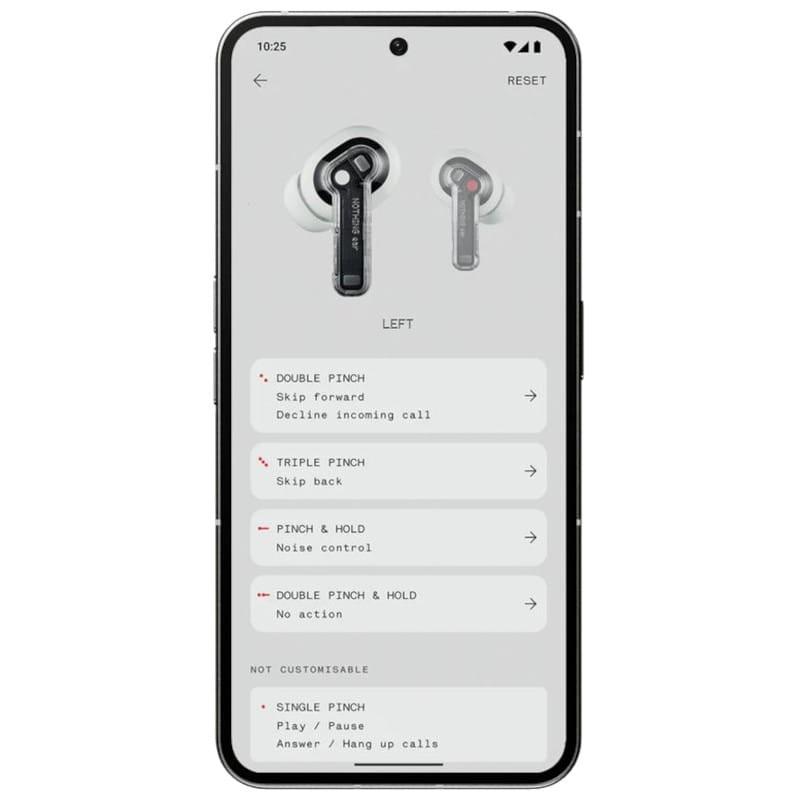 APP de Nothing Ear Negro - Auriculares Bluetooth