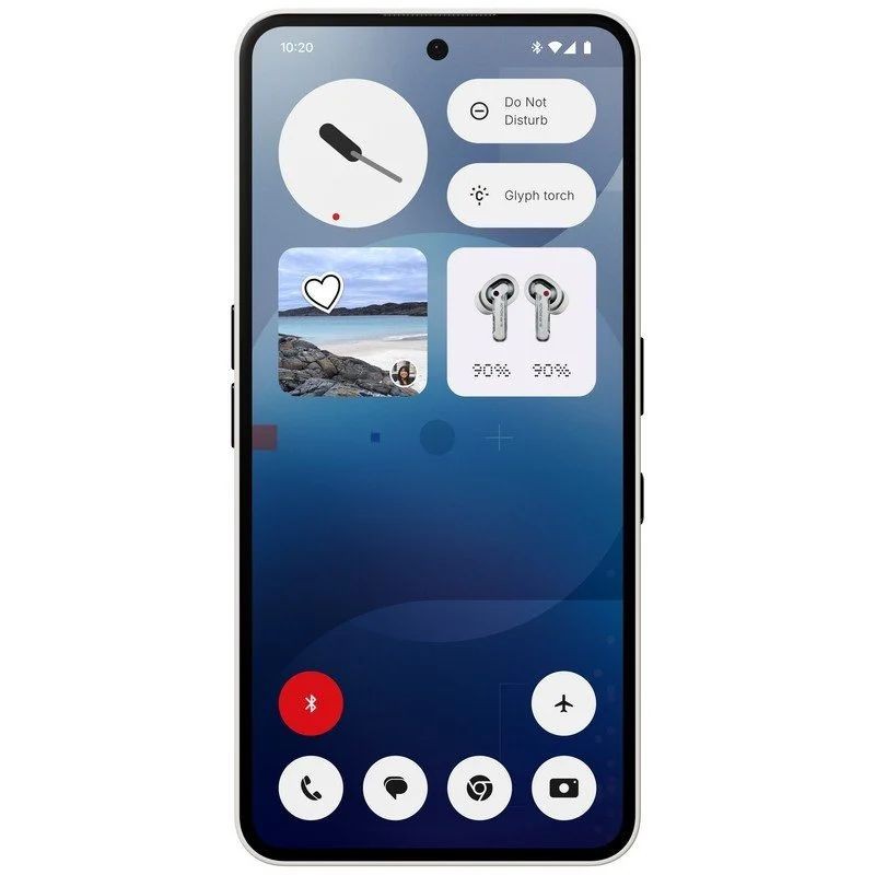 Frontal de Nothing Phone 3a 5G 8GB/128GB Blanco