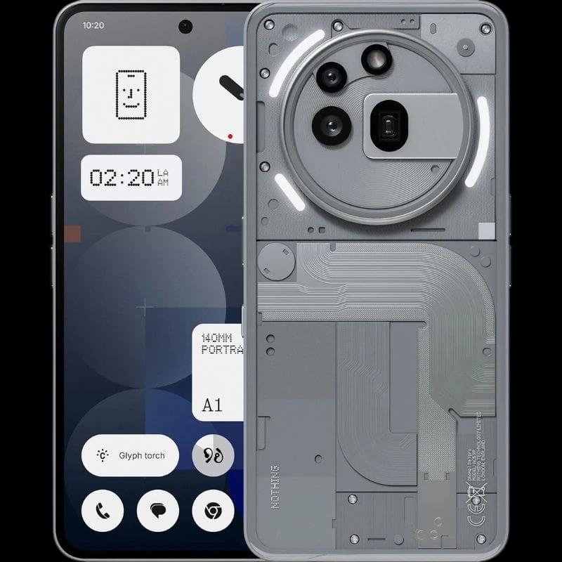 Nothing Phone 3a Pro 5G 12GB/256GB Gris