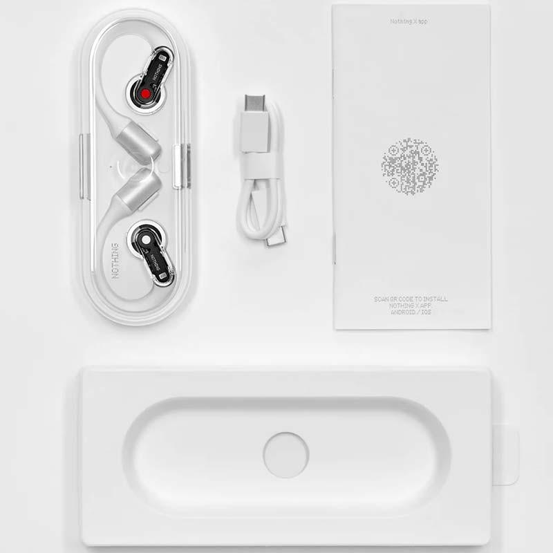 contenu de l'emballage des Nothing Ear (open)