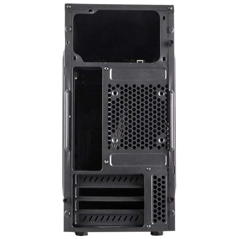 Caja PC NOX NXForte Mini Torre Negra - Trasera