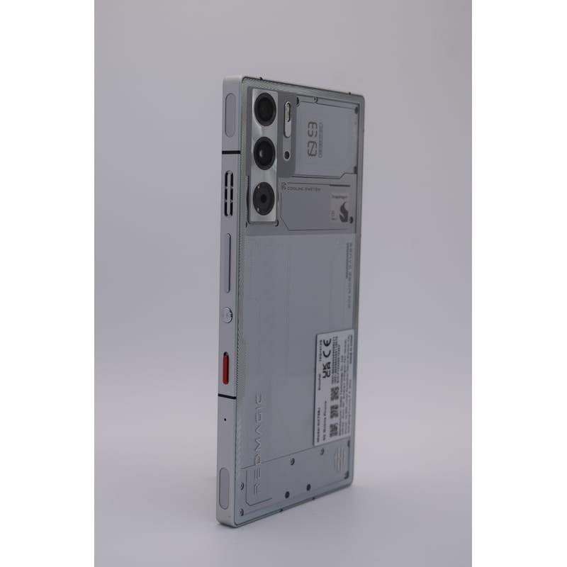 Foto real lado derecho de la parte trasera del Nubia Redmagic 9 Pro 16GB/512GB Blanco- Teléfono Móvil