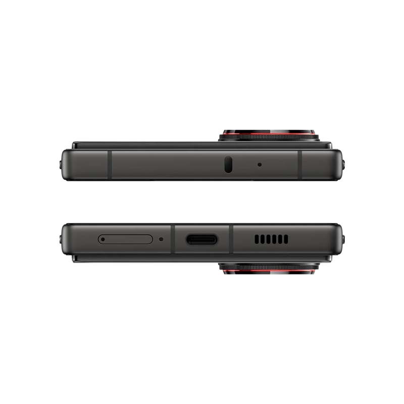 Nubia Z70 Ultra 5G 12 Go/256 Go Noir - vue supérieure et inférieure