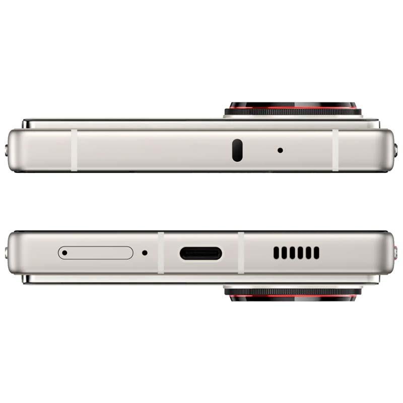 Nubia Z70 Ultra 5G 12GB/256GB Amarelo - vista superior e inferior