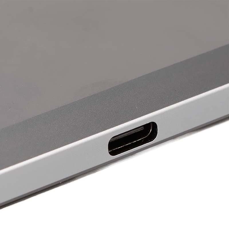 Port USB-C de la Tablette Nüt Pad G18 4G 10.1 MT6797 3Go/64Go Argent