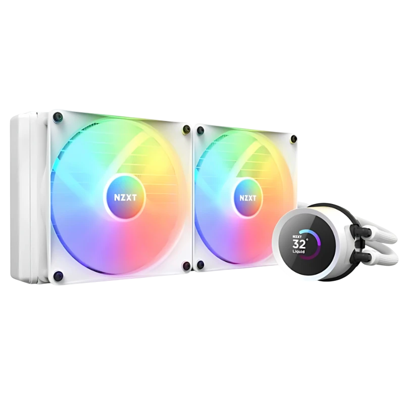 NZXT Kraken 280 RGB Blanco  - Sistema de refrigeración líquida