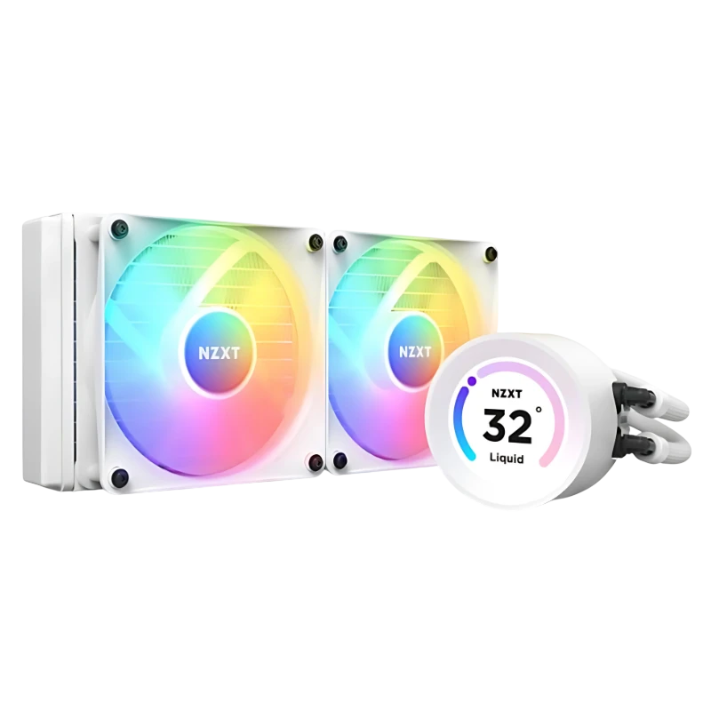 NZXT Kraken Elite 240 RGB Blanco - Sistema de refrigeración líquida