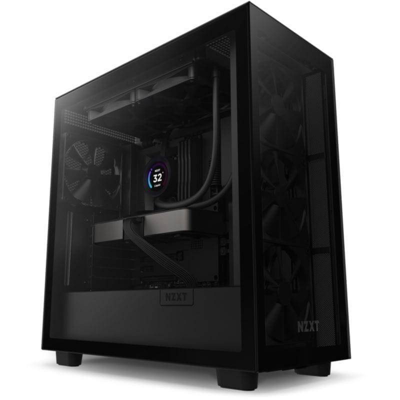 Système de refroidissement liquide NZXT Kraken Elite 280 Noir sur châssis de PC