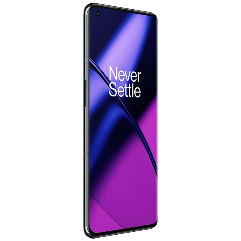 vista frontal y lateral izquierdo del Teléfono móvil Oneplus 11 8GB/128GB Negro