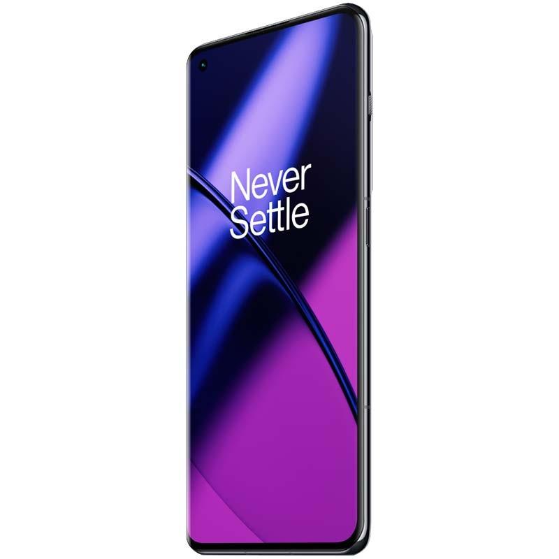 vista frontal y lateral derecho del Teléfono móvil Oneplus 11 8GB/128GB Negro