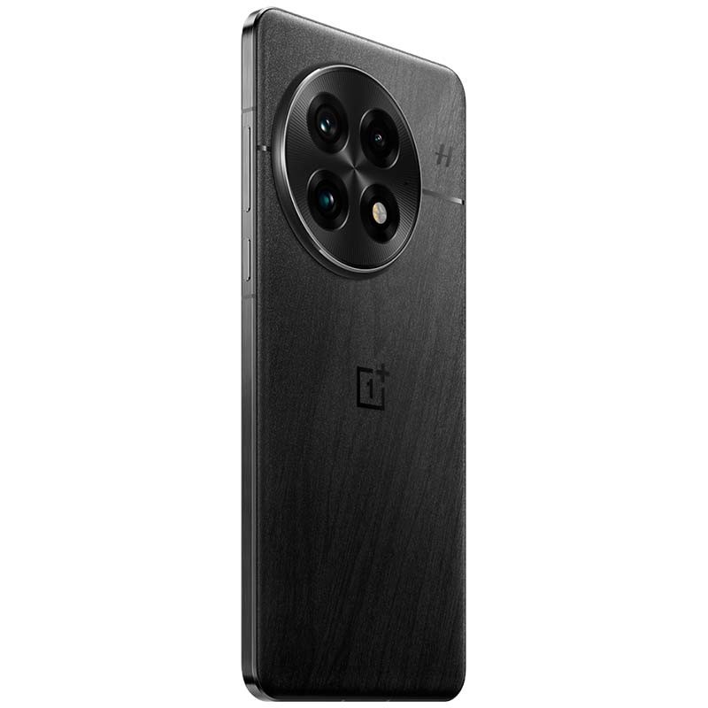 Oneplus 13 5G 16GB/512GB Negro Renovado Estado Excelente con trasera negra texturizada y gran módulo circular de triple cámara con flash discreto