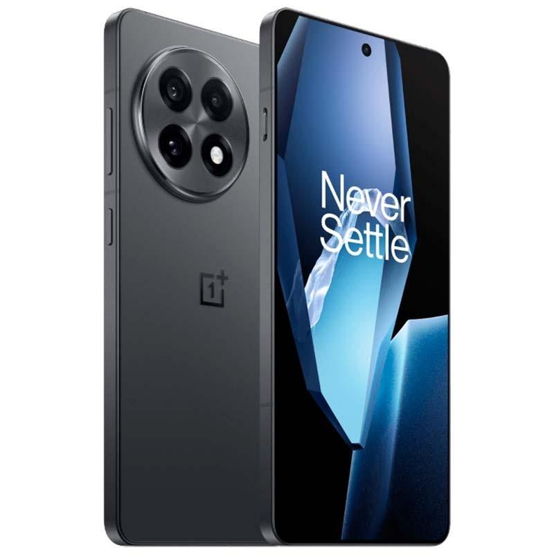 Oneplus 13R 5G 12Go/256Go Noir - vue de face, arrière et latérale