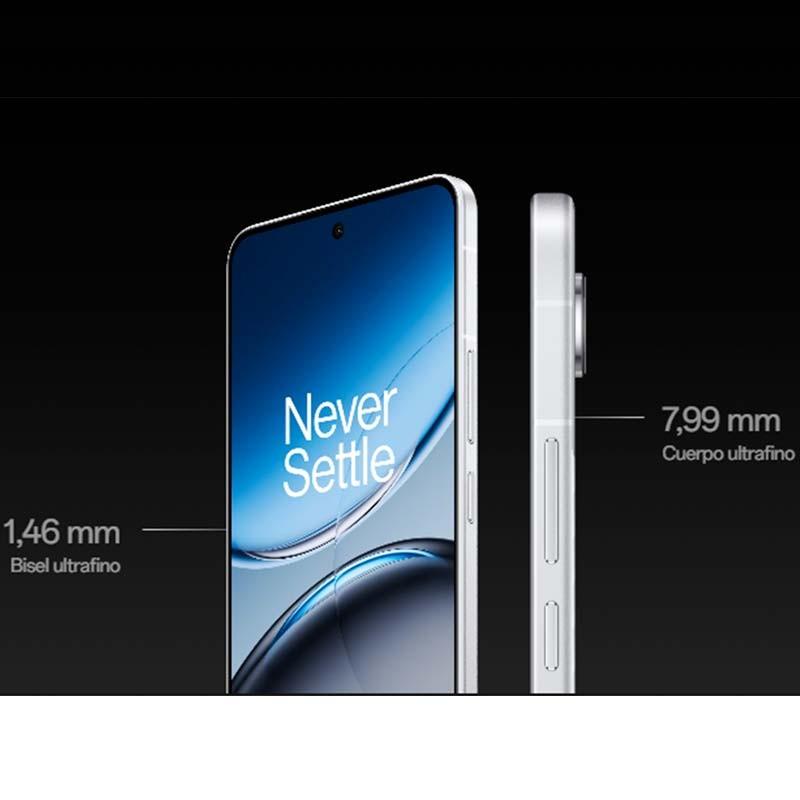 Oneplus Nord 4 5G verde renovado excelente, pantalla casi sin biseles 1,46 mm, cuerpo ultrafino 7,99 mm y módulo de cámara trasera sobresaliente