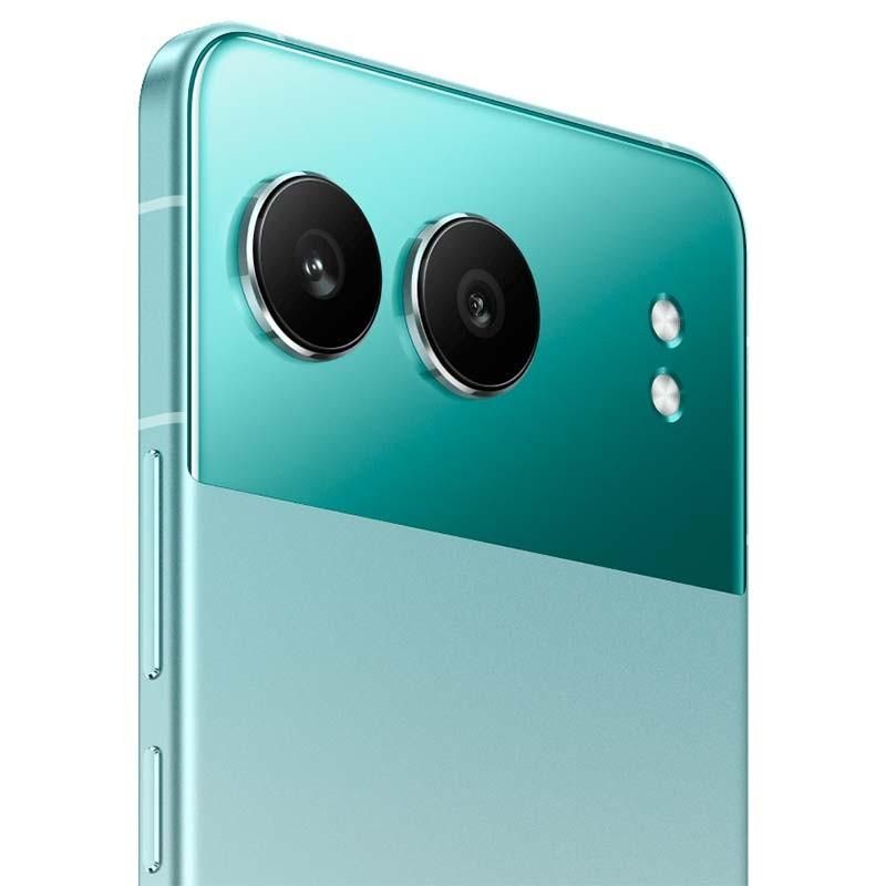 Oneplus Nord 4 5G 16GB/512GB Verde Renovado Excelente con doble cámara trasera grande, acabado metálico bicolor verde menta y bordes planos elegantes